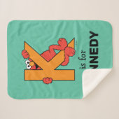 エルモ文字 | Kオレンジ シェルパブランケット (正面(横))