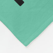 エルモ文字 | Kオレンジ フリースブランケット (角)