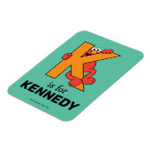 エルモ文字 | Kオレンジ マグネット (左側)