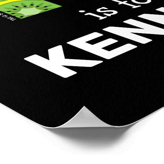 エルモ文字 | K Kiwi ポスター (角)