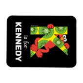 エルモ文字 | K Kiwi マグネット (横)