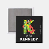 エルモ文字 | K Kiwi マグネット (正面/裏面)