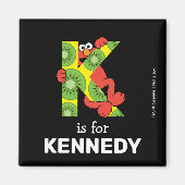 エルモ文字 | K Kiwi マグネット (正面)