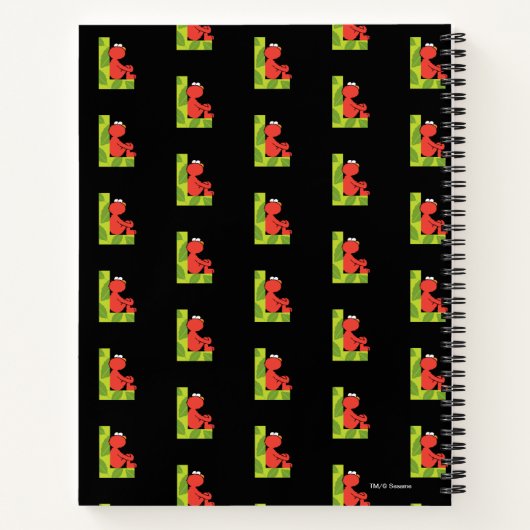 エルモ文字 | Lリーフ ノートブック (裏面)