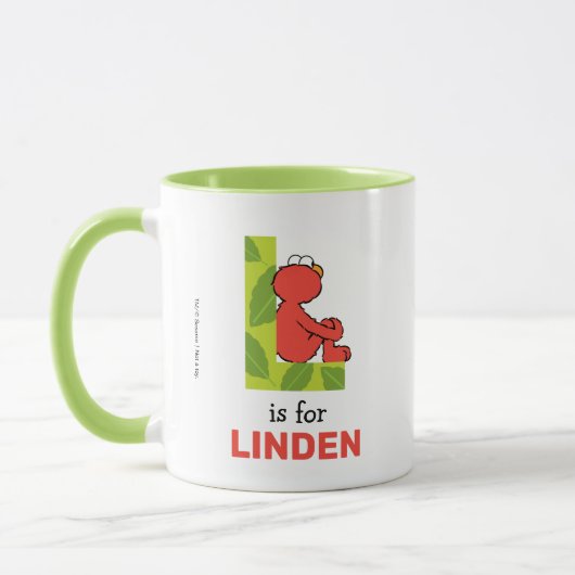 エルモ文字 | Lリーフ マグカップ (左)