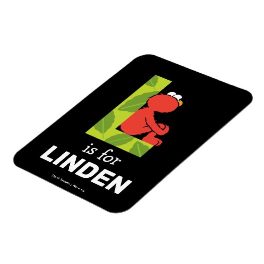 エルモ文字 | Lリーフ マグネット (左側)