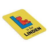 エルモ文字 | L青 マグネット (右側)