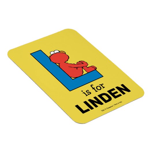 エルモ文字 | L青 マグネット (右側)