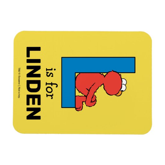 エルモ文字 | L青 マグネット (横)