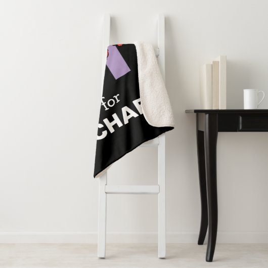 エルモ文字 | M紫 シェルパブランケット (インサイチュ)