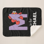 エルモ文字 | M紫 シェルパブランケット