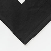 エルモ文字 | M紫 フリースブランケット (角)