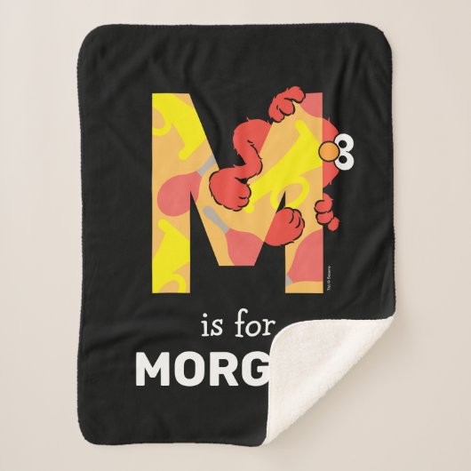 エルモ文字 | M音楽 シェルパブランケット (正面)