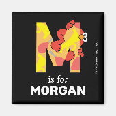 エルモ文字 | M音楽 マグネット (正面)