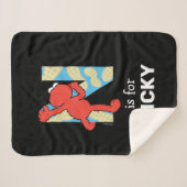 エルモ文字 | Nナット シェルパブランケット (正面(横))