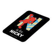 エルモ文字 | Nナット マグネット (左側)