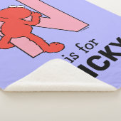 エルモ文字 | Nピンク シェルパブランケット (3/4)