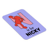 エルモ文字 | Nピンク マグネット (右側)