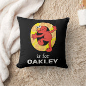 エルモ文字 | Oオレンジ クッション (ブランケット)