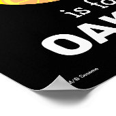 エルモ文字 | Oオレンジ ポスター (角)