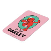 エルモ文字 | Oティール（緑がかった色） マグネット (左側)