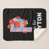 エルモ文字 | P鉛筆 シェルパブランケット (正面(横))