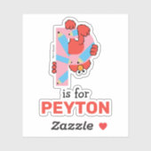 エルモ文字 | P鉛筆 シール (シート)