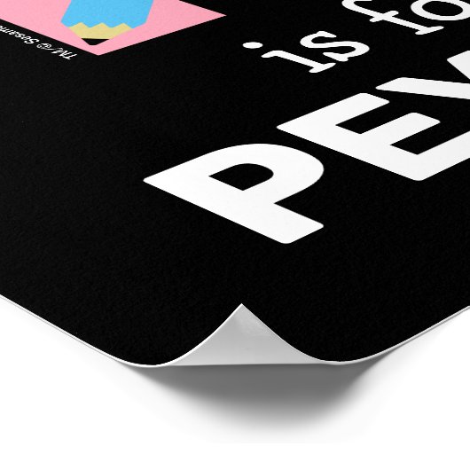 エルモ文字 | P鉛筆 ポスター (角)