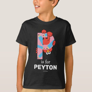 エルモ文字 P鉛筆 Tシャツ