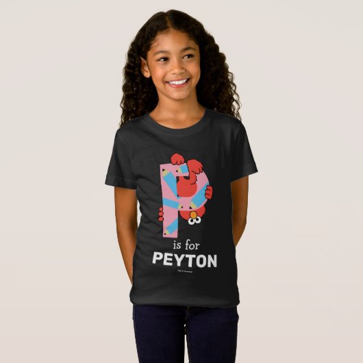 エルモ文字 | P鉛筆 Tシャツ (正面フル)