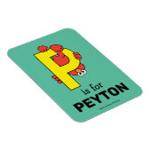 エルモ文字 | P黄 マグネット (右側)