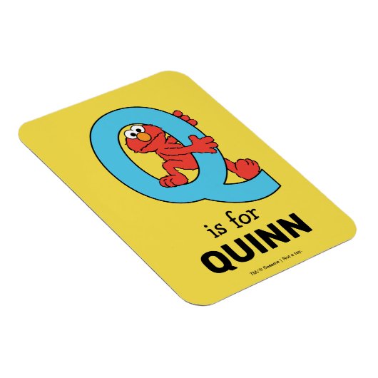 エルモ文字 | Q青 マグネット (右側)