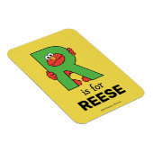 エルモ文字 | R緑 マグネット (右側)