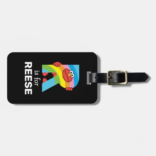 エルモ文字 | R虹 ラゲッジタグ (正面横)