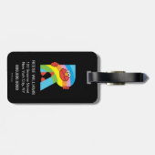 エルモ文字 | R虹 ラゲッジタグ (裏面横)