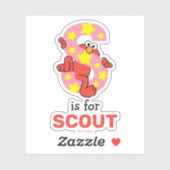 エルモ文字 | S星 シール (シート)