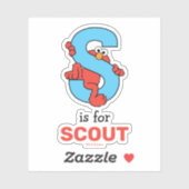 エルモ文字 | S青 シール (シート)