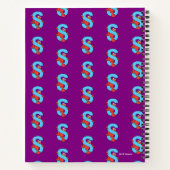 エルモ文字 | S青 ノートブック (裏面)