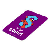 エルモ文字 | S青 マグネット (左側)