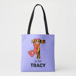 エルモ文字   Tタイガー トートバッグ