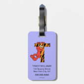 エルモ文字 | Tタイガー ラゲッジタグ (裏面縦)