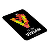 エルモ文字 | Tピンク マグネット (右側)