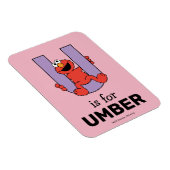 エルモ文字 | Uパープル マグネット (右側)