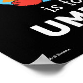 エルモ文字 | U傘 ポスター (角)