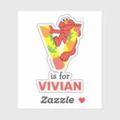 エルモ文字 | V野菜 シール (シート)