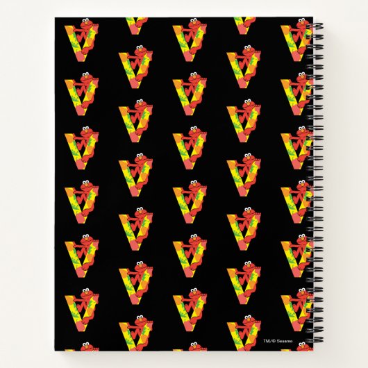 エルモ文字 | V野菜 ノートブック (裏面)