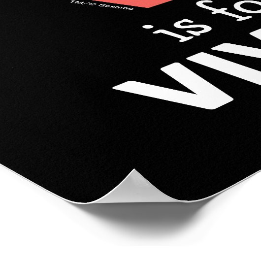 エルモ文字 | V野菜 ポスター (角)