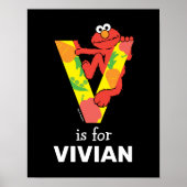 エルモ文字 | V野菜 ポスター (正面)