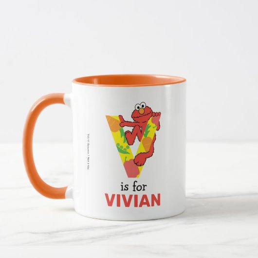 エルモ文字 | V野菜 マグカップ (左)