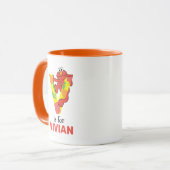 エルモ文字 | V野菜 マグカップ (正面左)